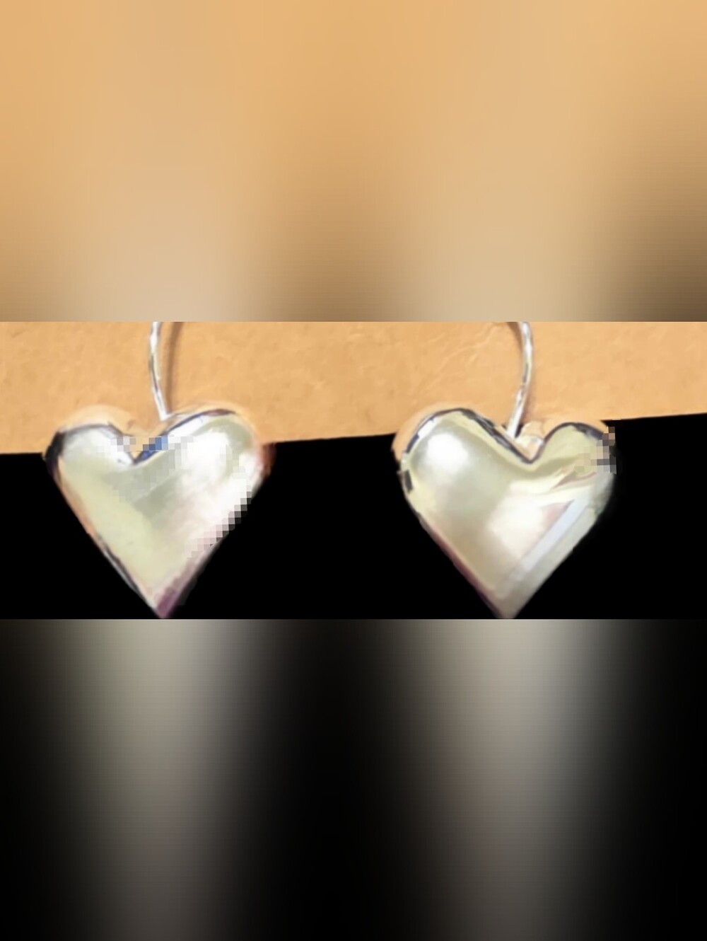 Heart Drop Earrings